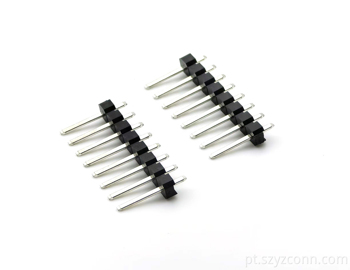 3.5mm Pitch Automotive Pin header Connector Single Row Straight H2.4mm 1*8P